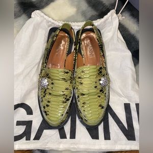 GANNI LOAFERS SIZE 38